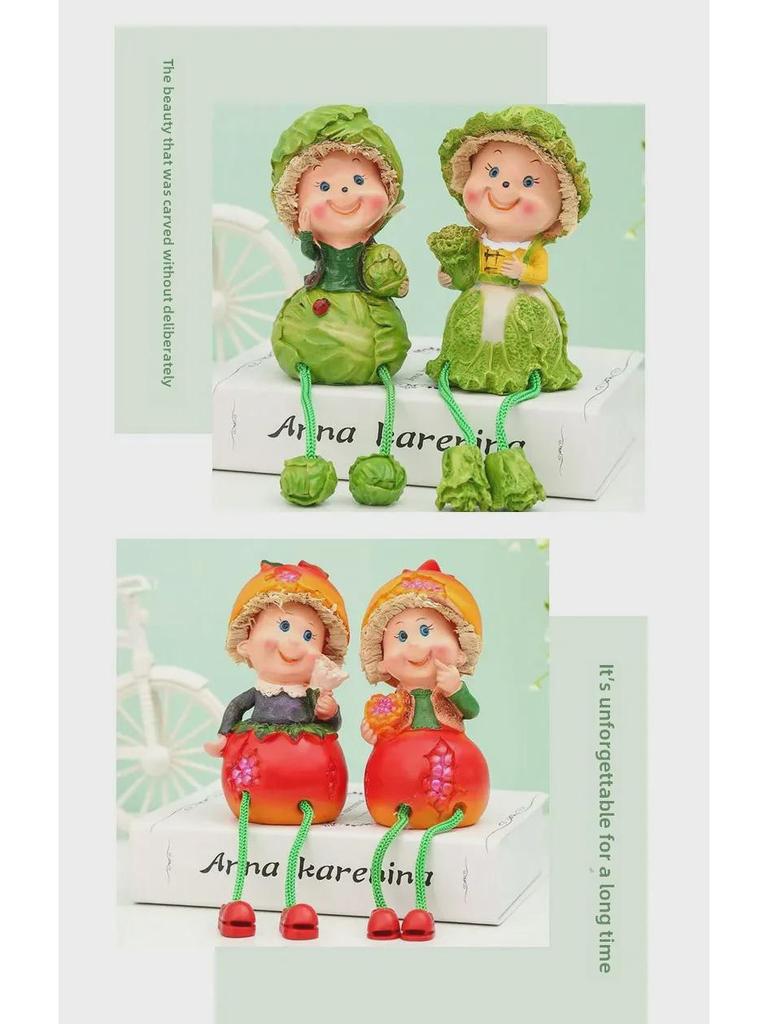 Pouting Pear Couple Hanging Ornament - Pastoral Home Décor Gift Series