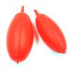 MNFT 4Pcs Red Big Belly Plastic Sea Fishing Floats With Hole Large Buoyancy Fishing Float Tackle Tool Size S L