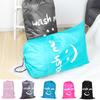 Oxford Cloth Dirty Clothes Organizer Folding Travel Storage Pouch Portable Laundry Bag  Home