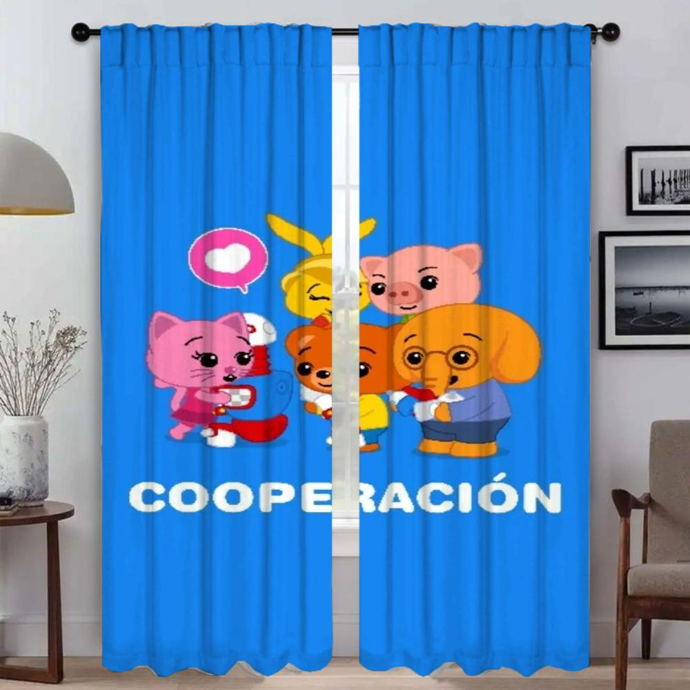 Tulle for Bedroom Plim-Plims Home Interior Curtains for Living Room Curtain Blinds Shades Partition Curtains 2 Pieces Kitchen