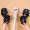 Small Thick-soled Sequined Sandals Women's Summer Wear New Fashion Muffin Height-increasing Casual Sports Women's Shoes