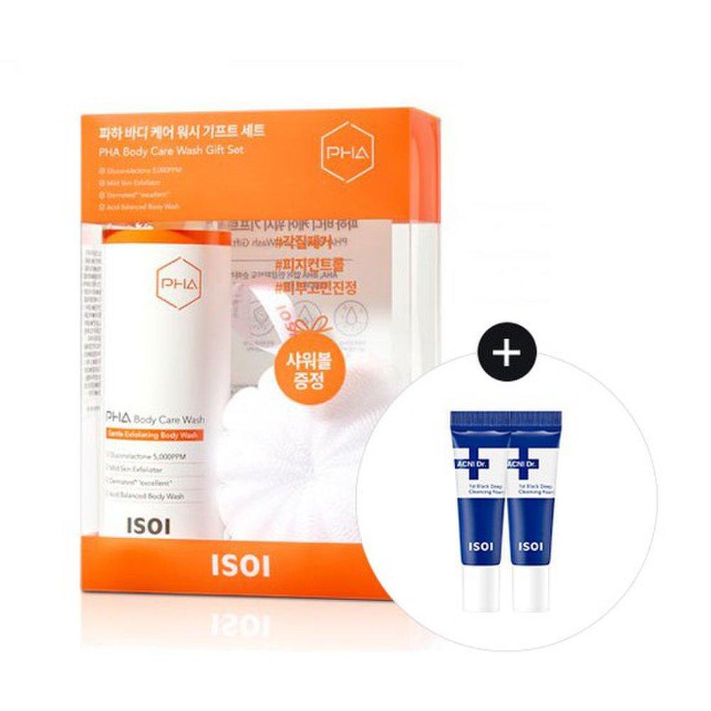 isoi Paha body wash planning set (body wash 500ml, shower ball)