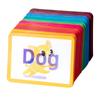 3D Animal Word Literacy Flash Card, Children 3-6 Years Old Baby Early Education Enlightenment Word Recognition Card Early Education Toy