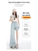 Women's Light Double-Button High-Waisted Wide-Leg Flare Jeans 2026 Summer