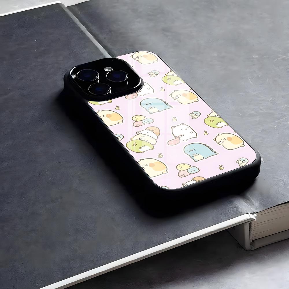 S-Sumikko G-Gurashi Fodral För Iphone 17 Air 16 15 14 13 12 11 Pro Max Mini Fodral Skal PC+TPU Skydd