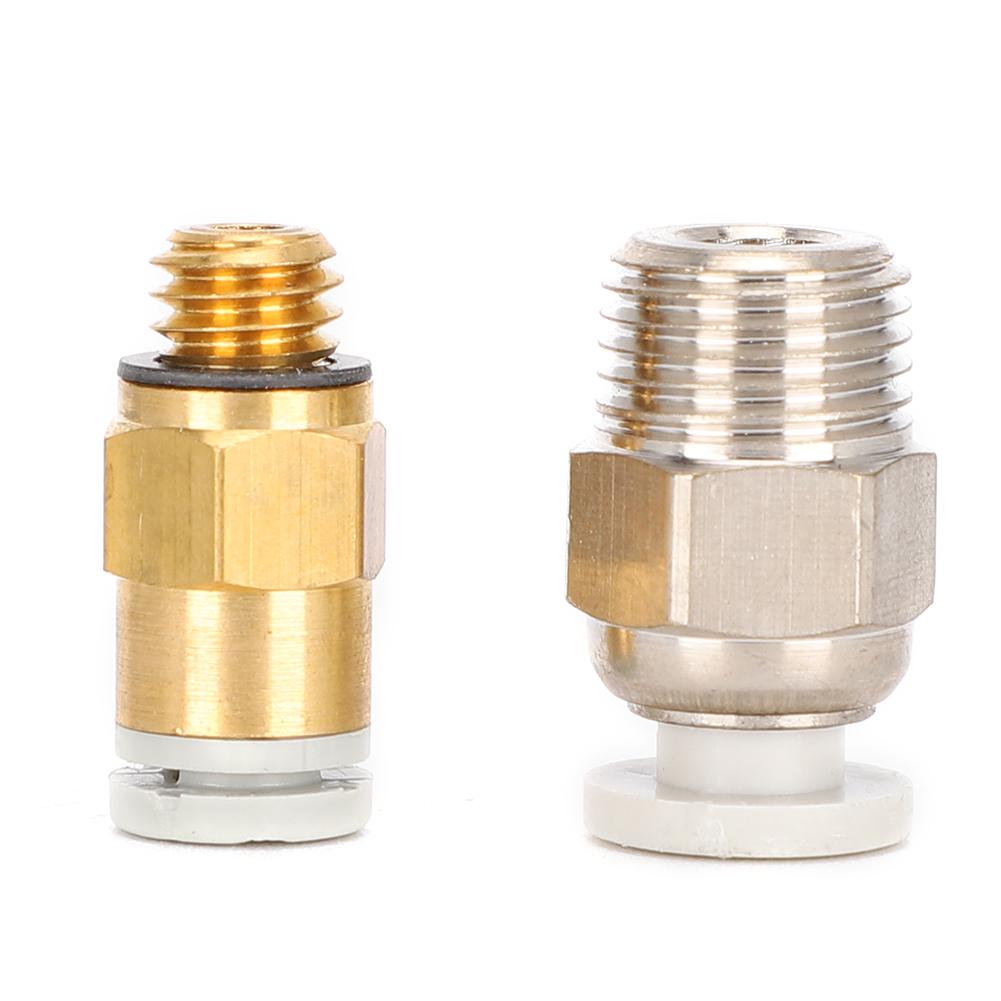 Metal 3D Printer Parts CR-10 Hotend Extruder Pneumatic Connector for Creality V6
