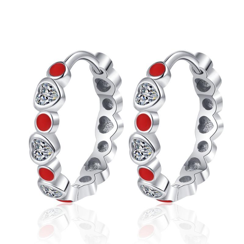 New Devil's Eye Love Earrings for Women Diamond Luxury Design Earrings