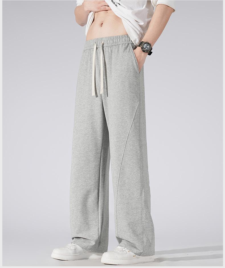 Men's Summer Casual Straight Loose Sweatpants - Trendy, Lightweight Athletic Pants