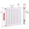 Lixing 5025 Two-Column Low Carbon Steel Wall Radiator