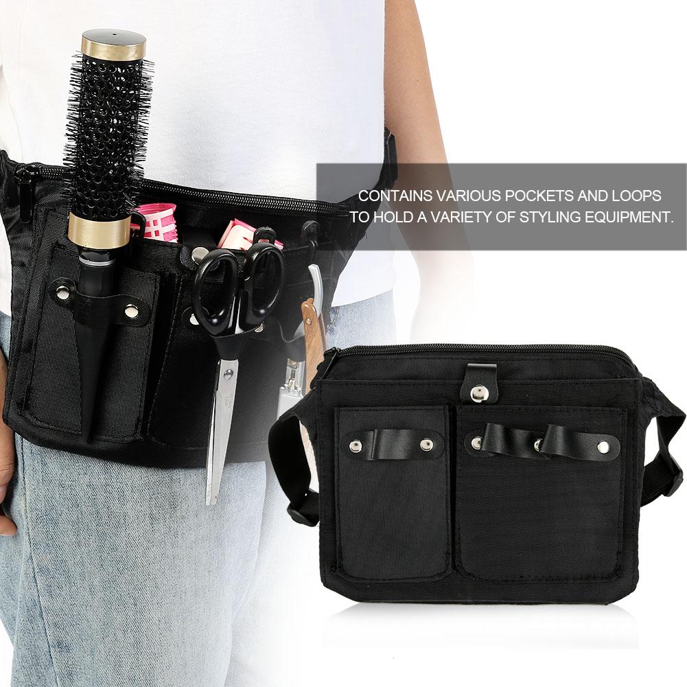 Professional Hairdressing Tool Pouch Bag Hair Scissor Comb Container Waist Belt