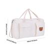 Quilted Baby Diaper Bag Large Capacity Mommy Bag Cute Travel Bag for Hospital and Weekender Travel