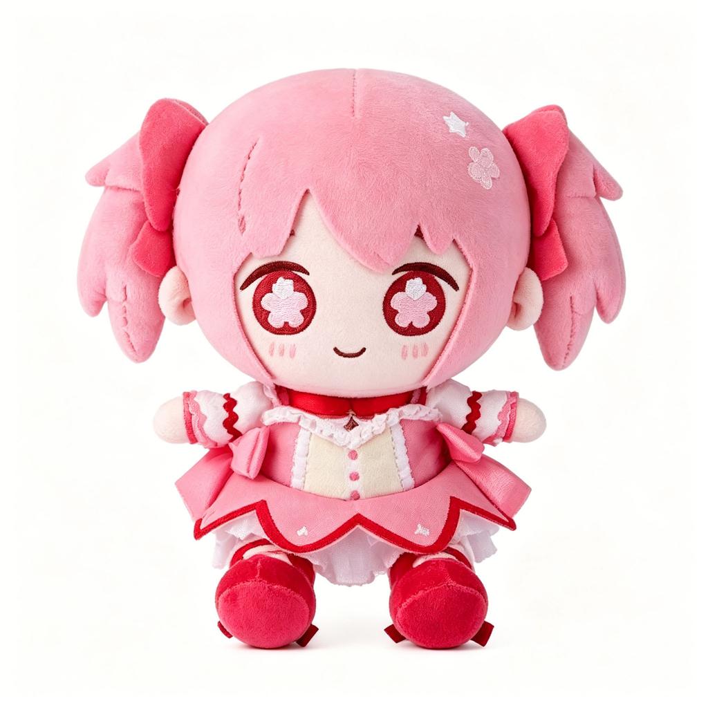 Puella Magi Madoka Magica Plush Doll Madoka Kaname Soft Stuffed Anime Character Toy For Home Decoration Collection Anime Fans