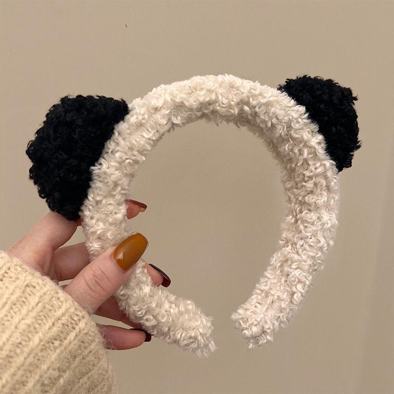 Adorable 2024 Cartoon Hair Tie & Plush Headband Set for Women - Cute Hair Accessories & Gift