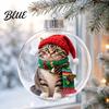 Decorative Holiday Tree Hanging Ball Ornament Light‑Up Christmas Story Baubles Glowing Mini Animals Ornament