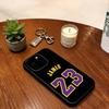 King James Handyhülle Weich Silikon Schwarz Für IPhone 17 16 15 14 13 12 11 X XR Plus Pro Max Plus