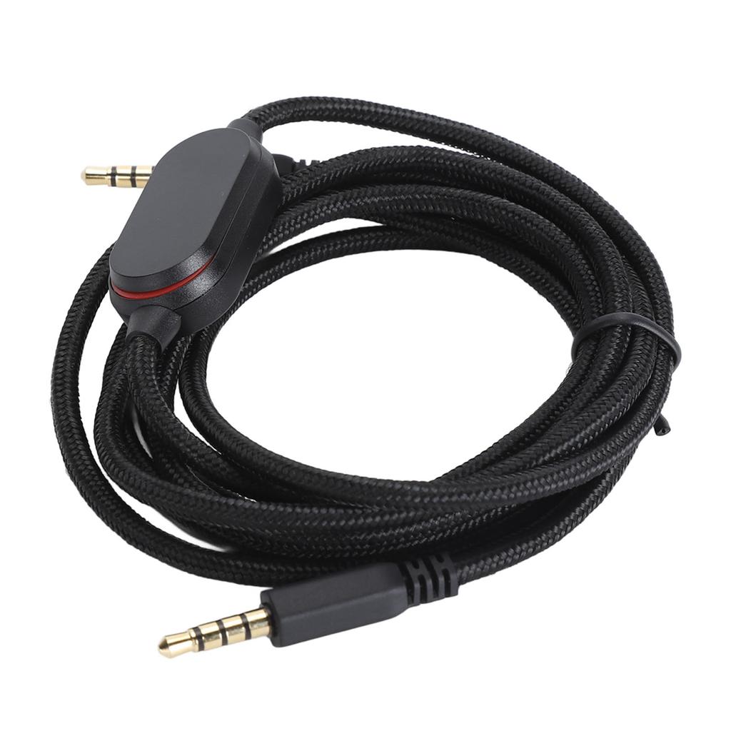 Earphone Cable 1.6m Versatile Lossless Sound Quality Earphone Wire with Microphone Replacement for Alienvvare AW720H