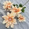 Artificial Dahlia Flowers Fake Flowers with Flexible Stem Reusable Faux Silk Flowers for Vase Floral Arrangement Wedding Bouquet Table Centerpieces