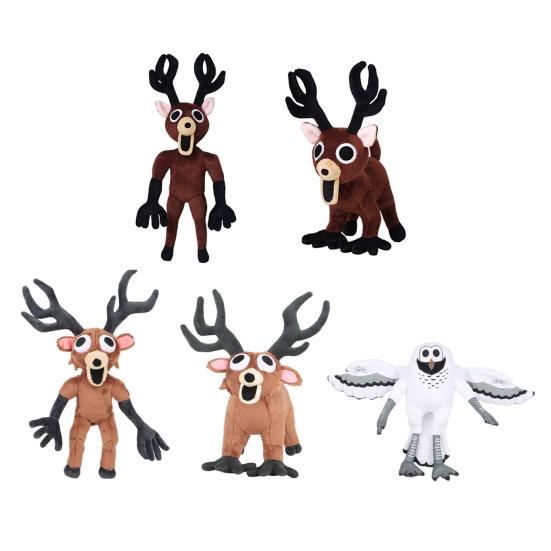 99-Nights Deer Plush Doll Soft Stuffed Animals Collectible Toys for Game Fans Home Decor Pillow Gifts