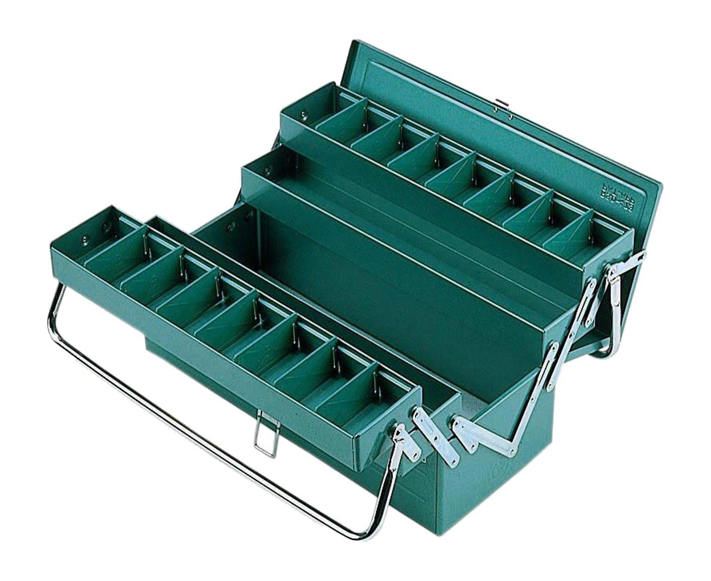 

Ringstar box with steel pipe green x W200 x 3-tier handle, RSD-473 [L470 H230mm] зелений