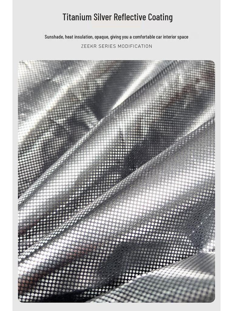 Zeekr 001/7X Auto-Windschutzscheiben-Sonnenschutz - Doppellagiger Sonnenschutz und Wärmeisolierung Blackout