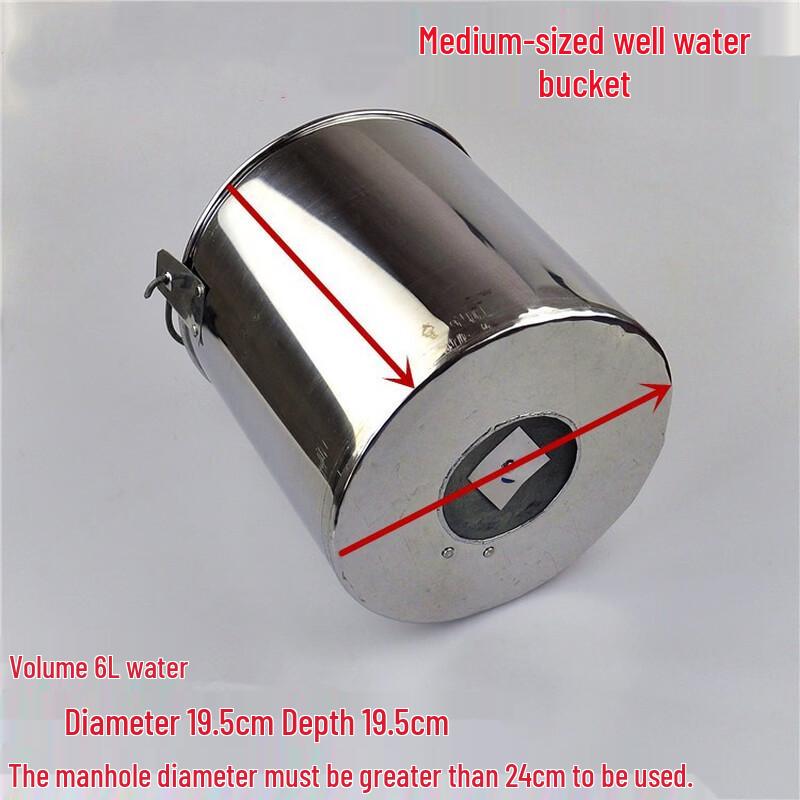JPHZNB 430 Stainless Steel Well Bucket