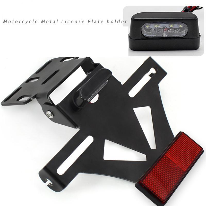 Universal Motorcycle Adjustable Angle License Number Plate Frame Holder Bracket for Honda CBR1000R