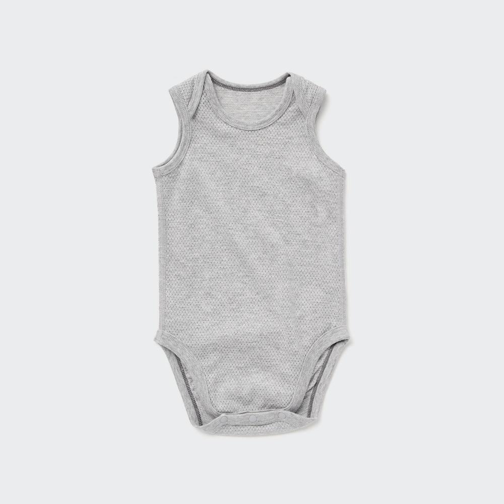 Uniqlo Japan Cotton Mesh Body Suit  Sleeveless 