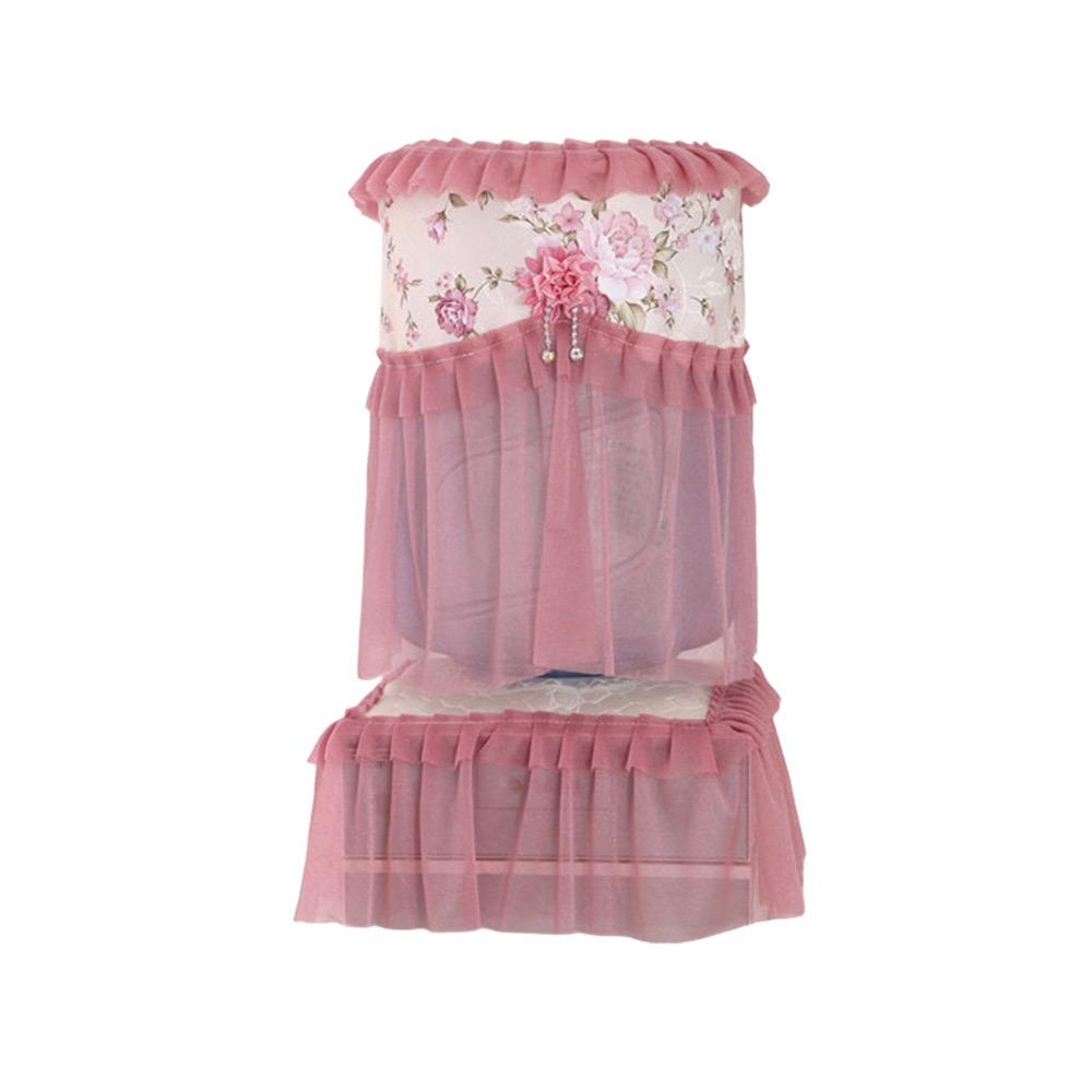 Durable Fabric Lace Mesh Water Dispenser Cover Upper Opening Dustproof Barrel Cover Reusable Water Dispenser Bucket Sleeve