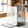 Decorative Stationery Gift for Readers 1 Pc Clear Bookend Heavy Book, Acrylic Book Shelf Organizer, Modern Dividers Library L Shaped Stopper
