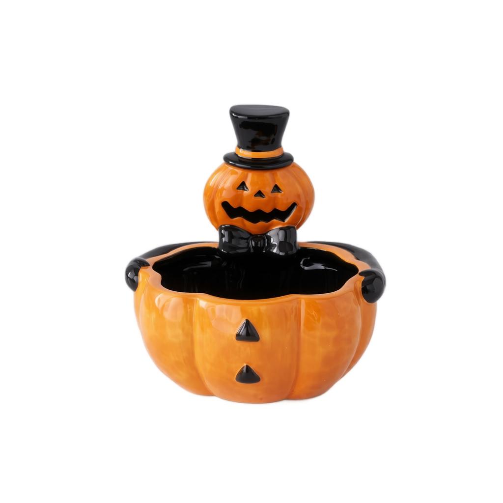 Ciotola per Dolci di Halloween a Forma di Zucca per Conservare Snack per la Festa
