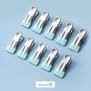 Plastic-Coated Stainless Steel Clips: Non-Slip, Multi-Use for Clothes, Quilts, Food Bags, Mosquito Nets, Windproof.