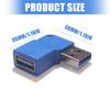 90 Degree Right Angle USB 3.0 Male to Female Adapter 5Gbps Extension Connector for Laptop Computer Printer Camera