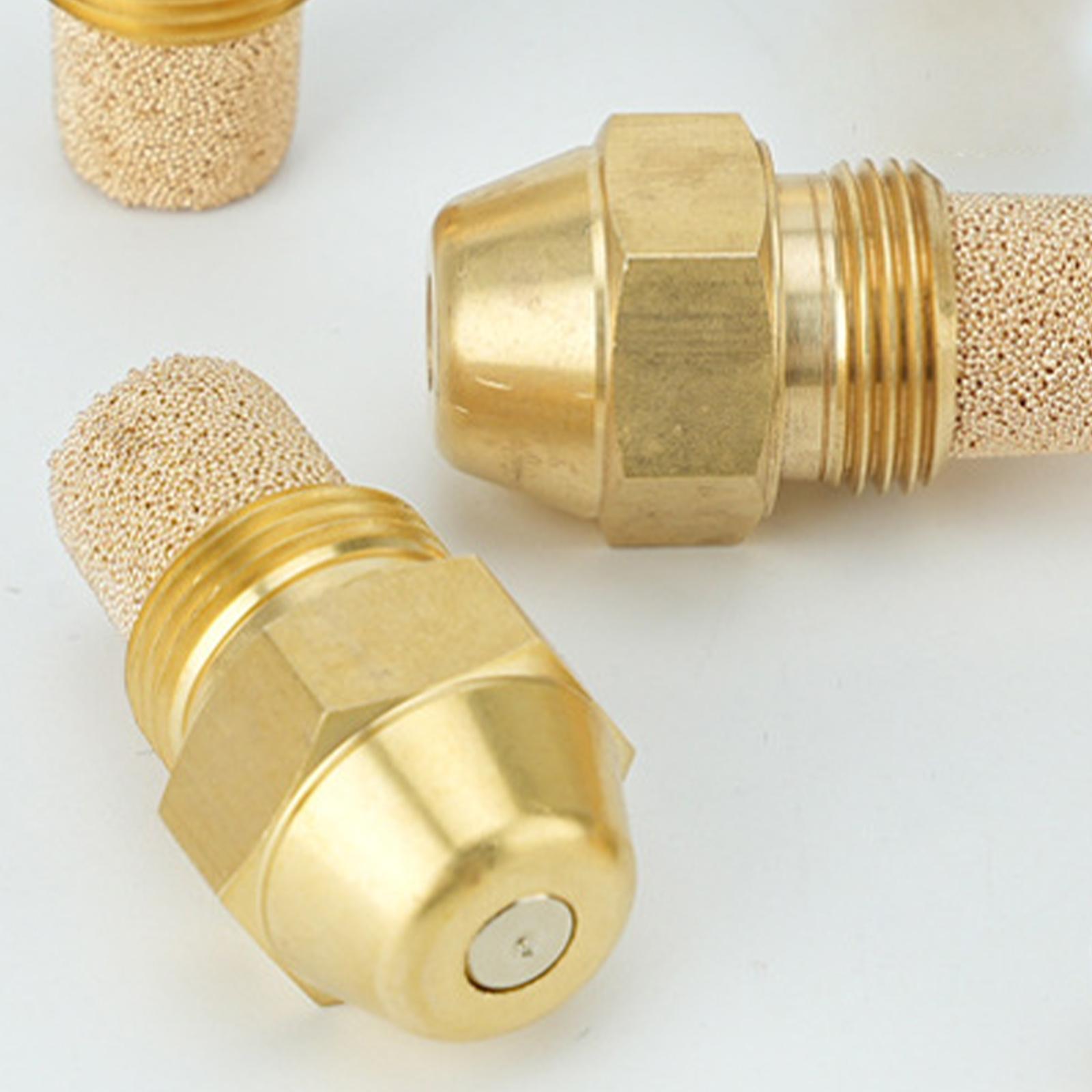 

Strong 80 Degree Metal Nozzle Accuracy Machined Adapter for Fuels Burners with Multiple GPH Flows Rate Choose 1.50GPH
