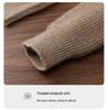Men's Solid Color Cashmere Knit Cardigan - Autumn/Winter 2025, Loose, Soft, Comfortable, Zipper, Long Sleeve, Versatile.