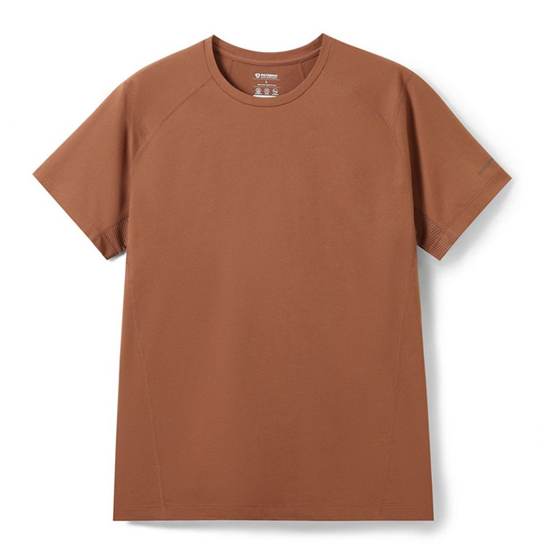 Outdoor Sports Quick-Drying Cold-Sensing Fitness Running Training Short-Sleeved T-Shirt Men's Summer Thin Foreign Trade Men's T-Shirt