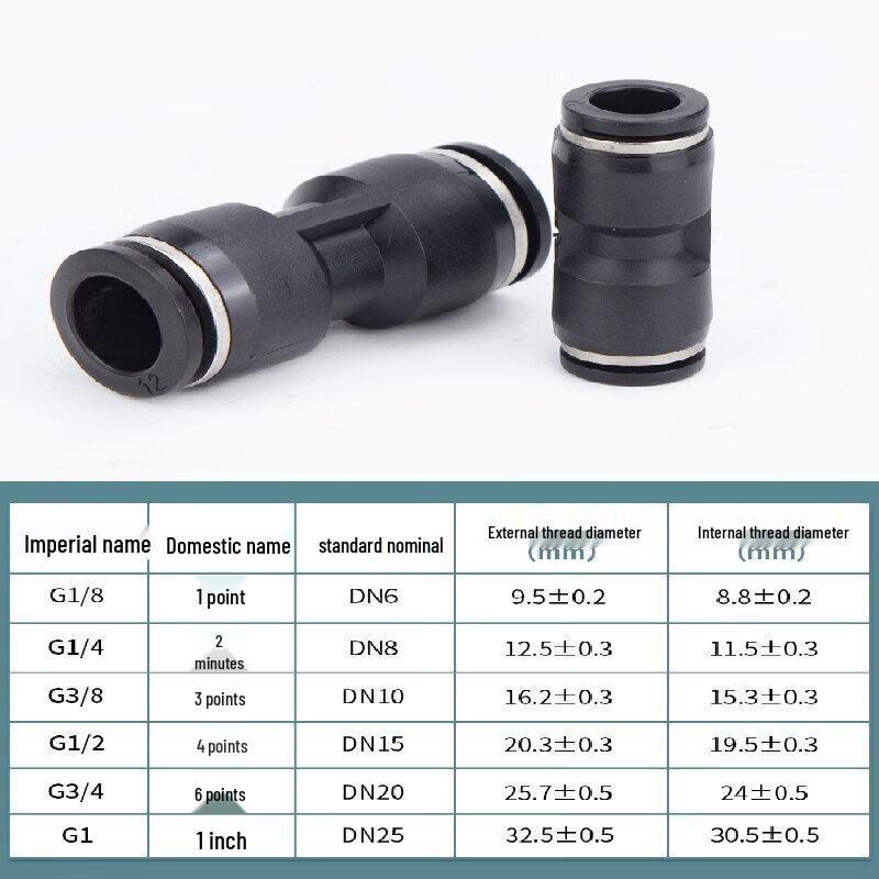 TANFU PU Pneumatic Quick Connect Air Pipe Fittings