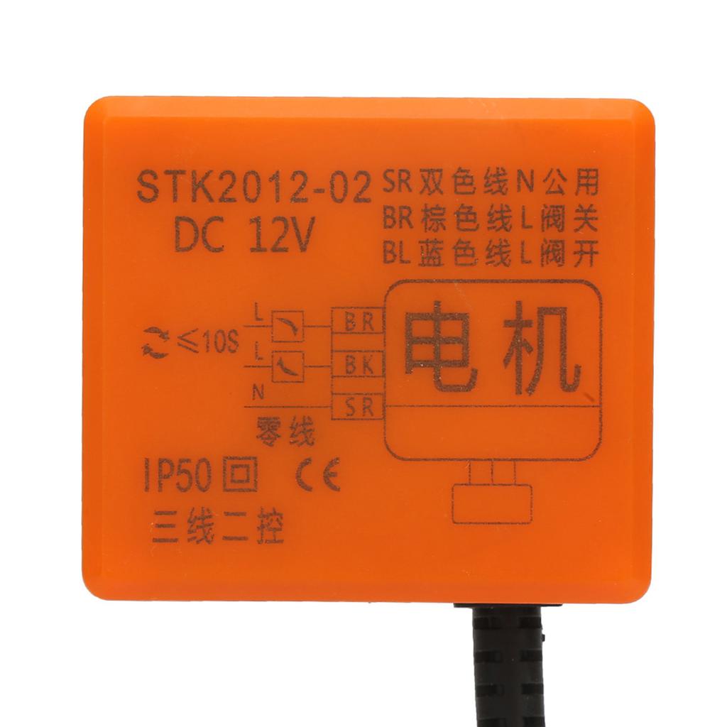 DC12V G3 4  DN20 2 Way Brass Motorized Actuator Ball Valve for Air Conditioner