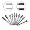 10pc Hard Alloy Rotary File 3*6 Double Grain Tungsten Steel Grind Head Electric Grind Mold Woodwork Grinding File Tool Set