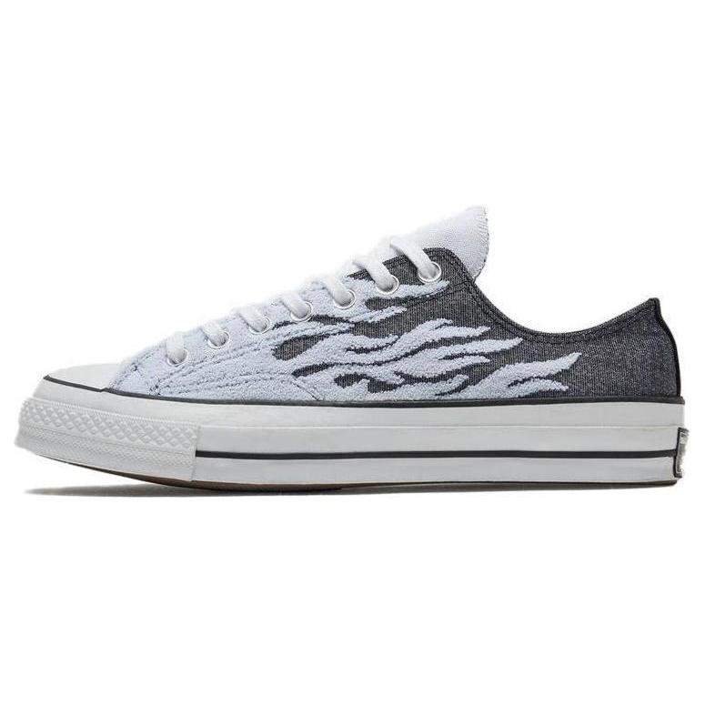 

Converse Archive Flames Chuck 1970s Low Top Black Grey 166713C 36