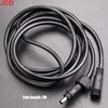 JCD 2Pin DC Power Plug 55*21mm 12V Connector IP67 Male Female Terminal Butt Joint Monitoring Line 1-5M Extension Cord Waterproof