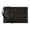 Montblanc Portofel Pungă din Piele cu Fermoar Fashion Business Bărbați Portofele Negru 129698BLACK