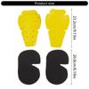 Protective Motorcycle Ridings Gear Set Detachable Hip & Knee Guards Motorbike Safe Trousers Padding Simple Installation