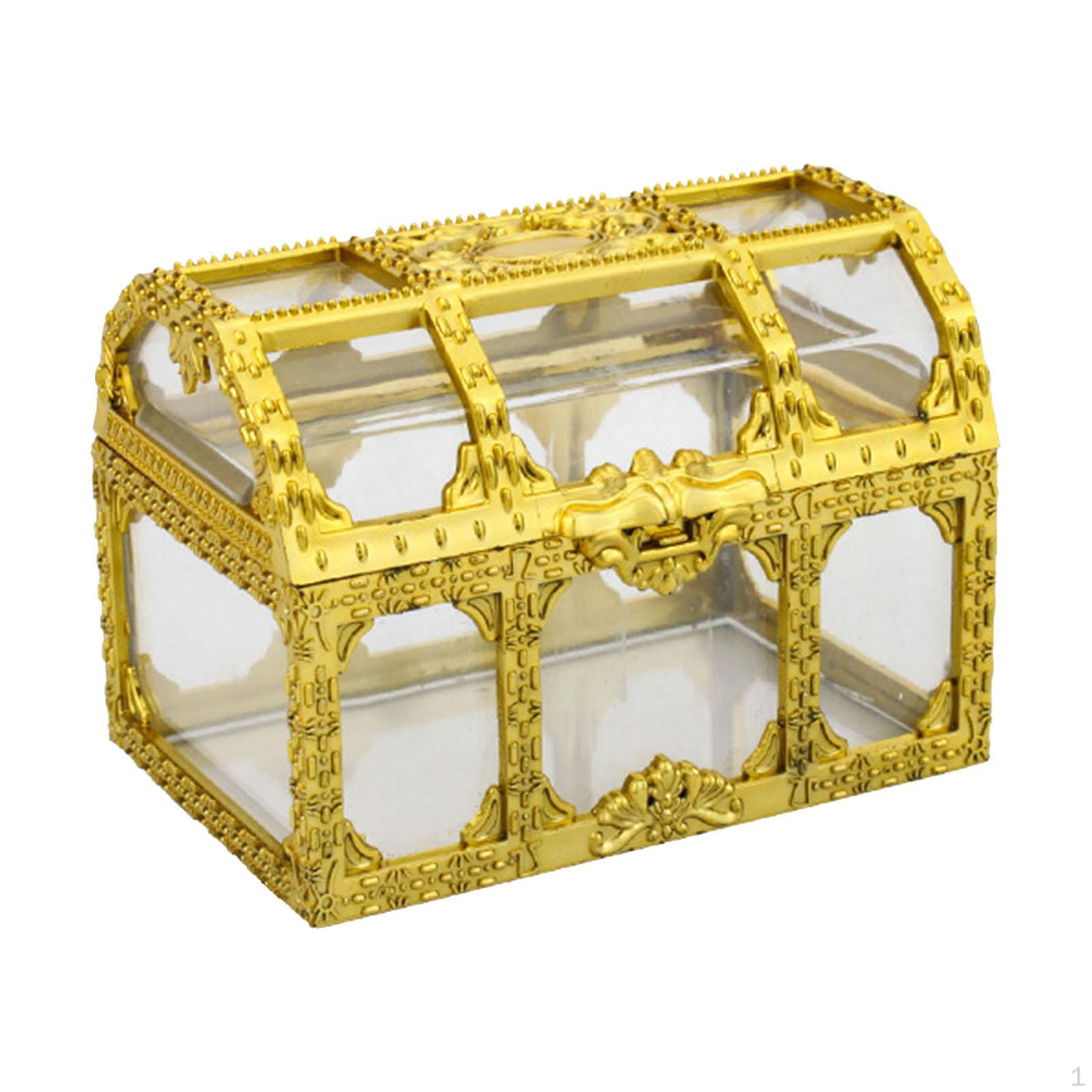 

Коробки для конфет, подарочная шкатулка для драгоценностей, прозрачный сундук с сокровищами, свадебный сувенир для вечеринки S