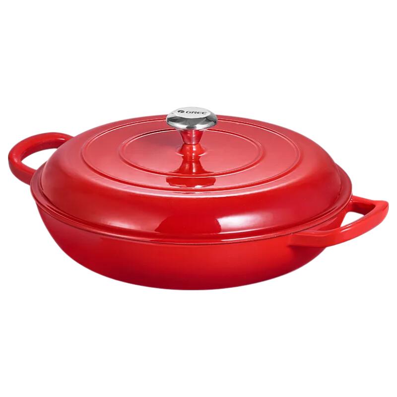 TOSOT Cast Iron Enamel Seafood Pot