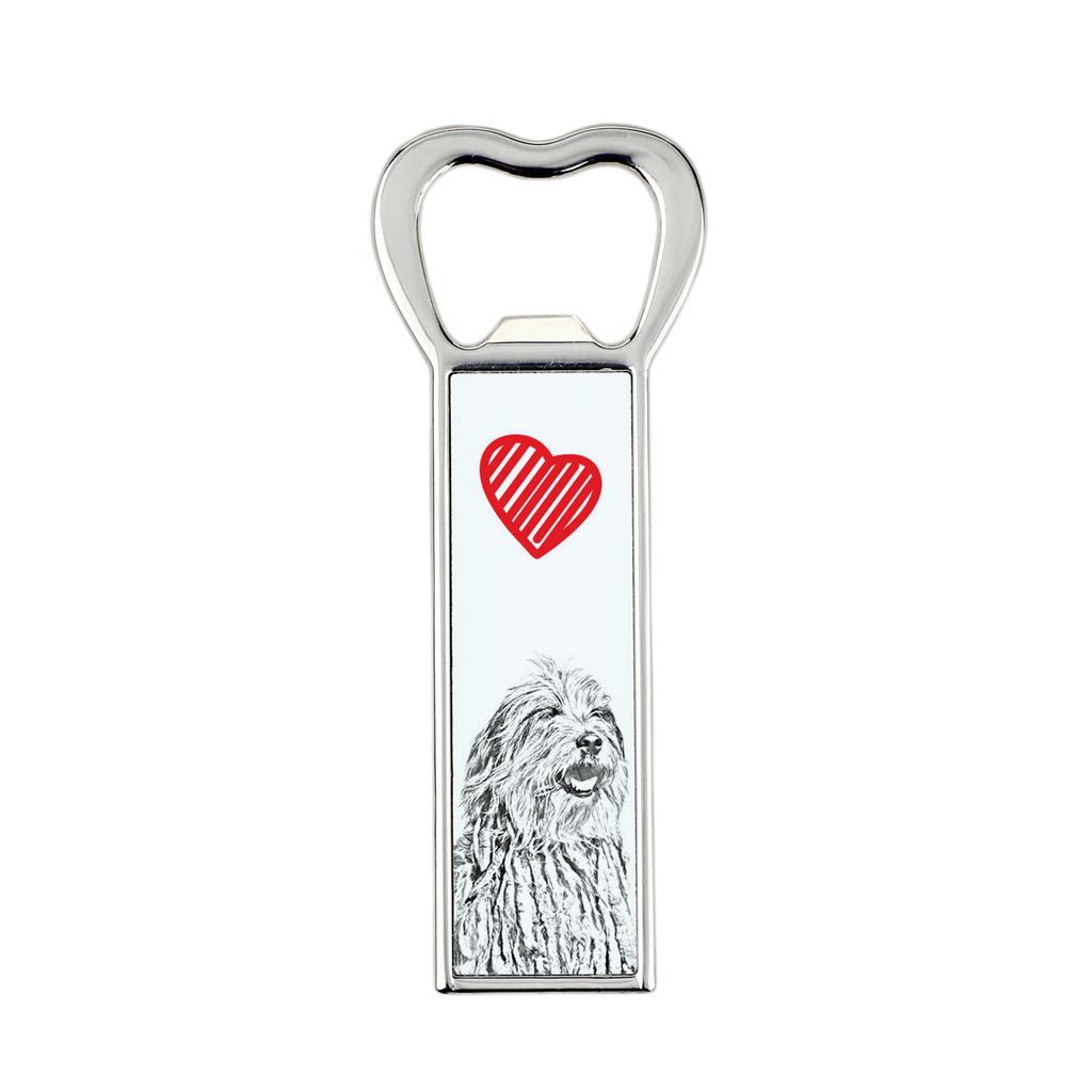 Bergamasco, Owczarek Z Bergamo - Otwieracz Do Butelek Z Psem, Personalizowany Otwieracz Na Lodówkę, Wyjątkowy Upominek Dla Mężczyzny Marki Art-Dog