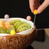 Decoration Coconut Fruit Serving Plate Snack Plate Fruit Storage Tray  Household Use