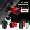 4pcs 3D Metal Car Tire Valve Caps Wheel Dust Cover For Jaguar X S F XF XE XJ XK XEL XFL XJL XJ6 XJS XKR XFR F-Type F-Pace E-Pace ZZ6