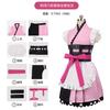 Hyperspace Glow Night Ji Cos Clothing Komazawa Naiyi Black Pink Soft Girl Maid Clothing Japanese Sweet Girl Suit