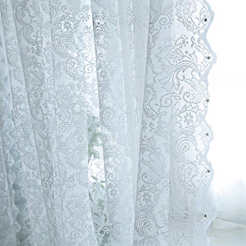 Weiße transparente Spitzengardinen & Hochzeitsvorhänge - Kostenloser Versand
