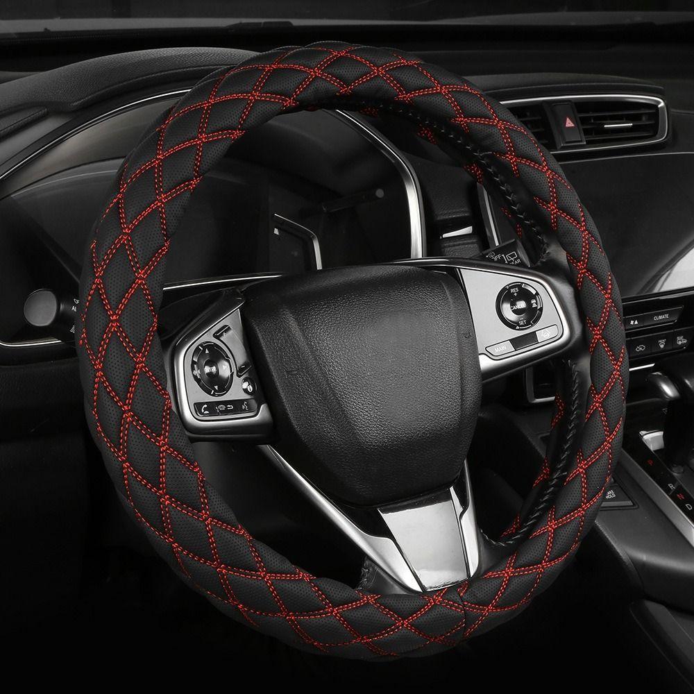 Anti Slip Leather Protection Protector Car Accessories Durable Steering Wheel Cover  Car